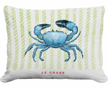 Le Crabe Outdoor Pillow - Click to enlarge