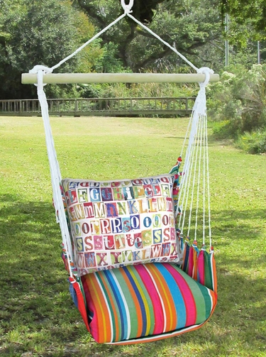 Le Jardin Alphabet Hammock Chair Swing Set - Click to enlarge
