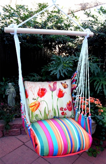 Le Jardin Aviary Butterfly Hammock Chair Swing Set - Click to enlarge