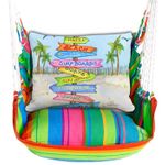 Le Jardin Nouveau Beach Signs Hammock Chair Swing Set