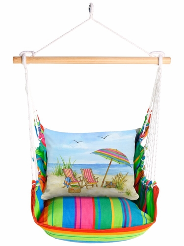 Le Jardin Nouveau Beach Summer Days Hammock Chair Swing Set - Click to enlarge