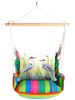 Le Jardin Nouveau Heron Pair Blue Hammock Chair Swing Set