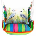 Le Jardin Nouveau Heron Pair Blue Hammock Chair Swing Set Le Jardin Nouveau Heron Pair Blue Hammock Chair Swing Set