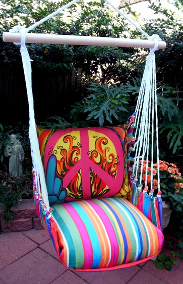 Le Jardin Peaceful Hammock Chair Swing Set - Click to enlarge