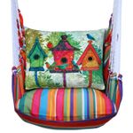 Le Jardin 3 Birdhouses Hammock Chair Swing Set
