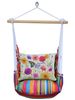 Le Jardin Stripe Wildflower Garden 2 (yellow) Hammock Chair Swing Set