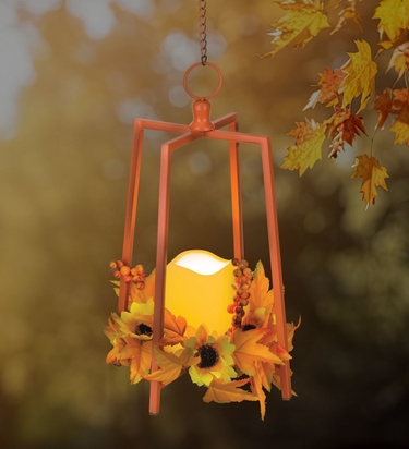 LED Fall Lanterns (Set of 2) - Click to enlarge