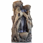 LED Rainforest Large Waterfall Outdoor Fountain