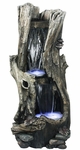 LED Rainforest Vertical Waterfall Outdoor Fountain