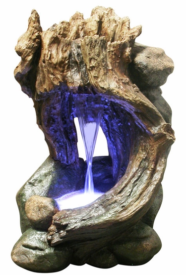 LED Tree Cavern Outdoor Fountain - Click to enlarge