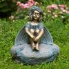 "Lily" Sitting Garden Fairy Statue