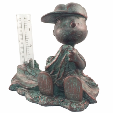 Linus Rain Gauge - Patina Bronze - Click to enlarge