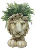 Lion Mascot Planter - Antique Finish