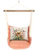 Living Coral Butterfly Watercolor 1 (orange) Hammock Chair Swing Set