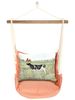Living Coral Cow and Hen Stack Hammock Chair Swing Set