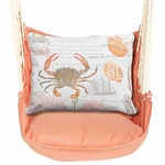 Living Coral Crab Sealife Medley Hammock Chair Swing Set
