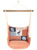 Living Coral Egret Patchwork Hammock Chair Swing Set