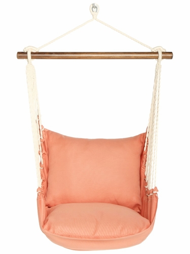 Living Coral Fabric Hammock Chair Swing Set - Click to enlarge