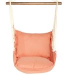 Living Coral Fabric Hammock Chair Swing Set