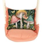 Living Coral Mushroom Trio Hammock Chair Swing Set
