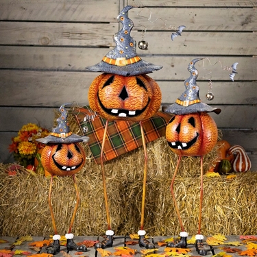 Long Legged Jack-O-Lantern (Set of 3) - Click to enlarge