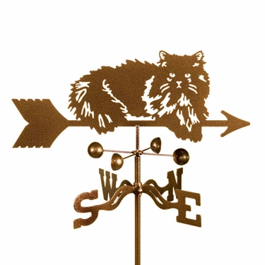 Longhair Cat Weathervane - Click to enlarge