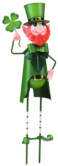 Lucky Leprechaun Garden Stake - Click to enlarge