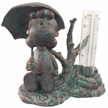Lucy Rain Gauge - Patina Bronze - Click to enlarge