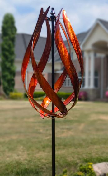 Luminous Stratus Wind Spinner - Amber - Click to enlarge