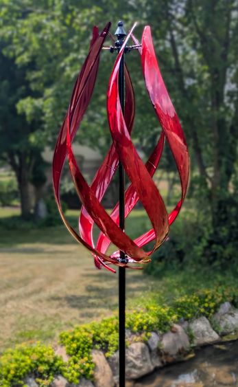 Luminous Stratus Wind Spinner - Red - Click to enlarge