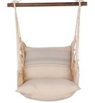 Magnolia Stripe Fabric Hammock Chair Swing Set Magnolia Stripe Fabric Hammock Chair Swing Set