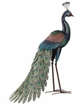 Majestic Peacock Statue - Standing