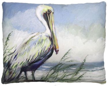 Majestic Pelican Outdoor Pillow - Click to enlarge