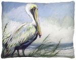 Majestic Pelican Outdoor Pillow