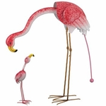 Mama & Baby Flamingo Bird Set