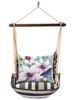 Marina Stripe Anemone Trio with Butterfly Hammock Chair Swing Set