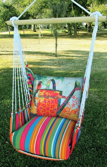 Le Jardin Watering Can Hammock Chair Swing Set - Click to enlarge