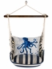 Marina Stripe Octopus Indigo Hammock Chair Swing Set