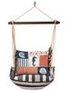 Marina Stripe Seahorse Patchwork Hammock Chair Swing Set