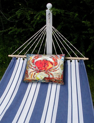 Marina Stripe Sundure Fabric Hammock - Click to enlarge