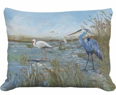 Marshland Trio Outdoor Pillow - Click to enlarge