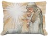 Mary and Baby Jesus Outdoor Pillow
