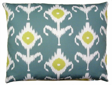 Meadow Ikat Outdoor Pillow - Click to enlarge