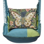 Meadow Mist Butterfly Sapphire Bloom Hammock Chair Swing Set