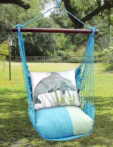 Meadow Mist Dolphin Hammock Chair Swing Set - Click to enlarge