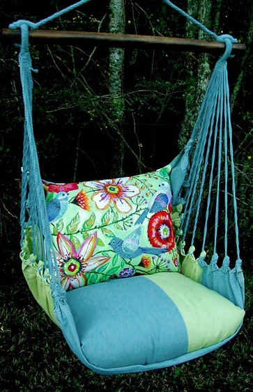 Meadow Mist Garden Hammock Chair Swing Set - Click to enlarge