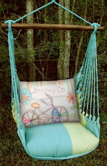 Meadow Mist Journey On Hammock Chair Swing Set - Click to enlarge