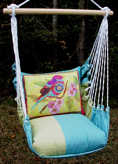 Meadow Mist Ladybird Hammock Chair Swing Set - Click to enlarge