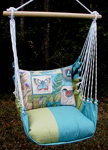 Meadow Mist Nature Walk Hammock Chair Swing Set - Click to enlarge