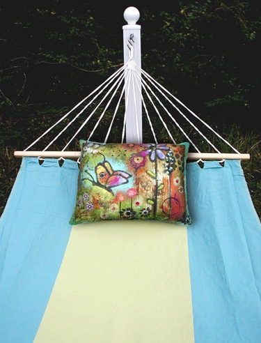 Meadow Mist Sundure Fabric Hammock - Click to enlarge